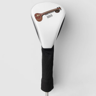 Funda Para Palo De Golf Sitar personalizado ilustracion