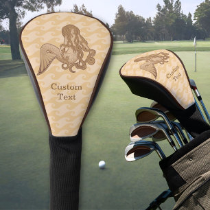 Funda Para Palo De Golf Sitting Mermaid Beige