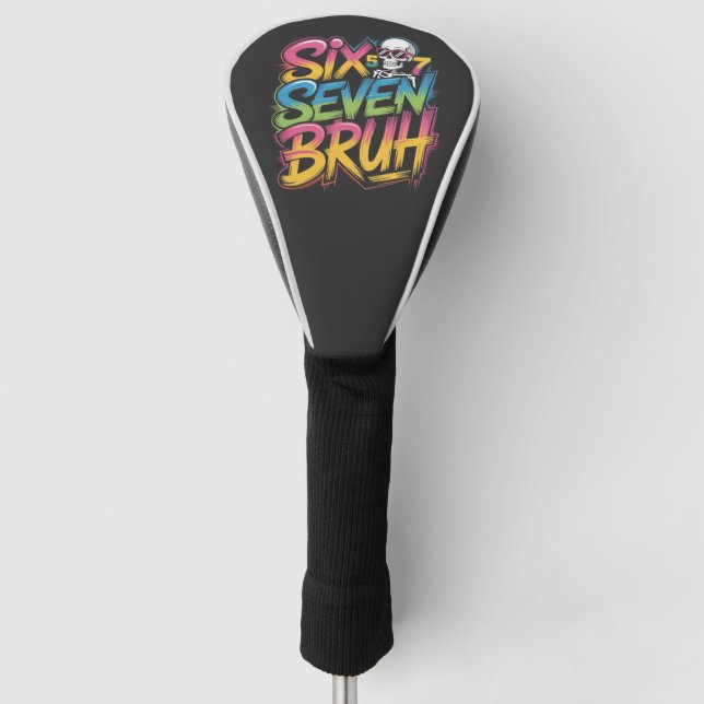 Funda Para Palo De Golf six seven bruh (Anverso)