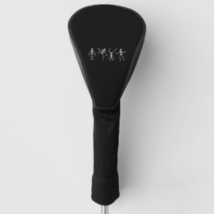 Funda Para Palo De Golf Skeleton Dancing Halloween