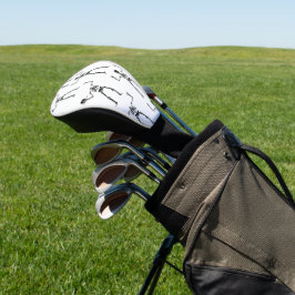 Funda Para Palo De Golf Skeletons de Halloween, Truco o Trato, Buu