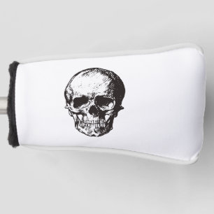 Funda Para Palo De Golf Skull Fantasy Art Rock Punk fuerte Metalizado