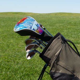 Funda Para Palo De Golf SlipperyJoe NYC grafiti luna rodeada de nubes dram