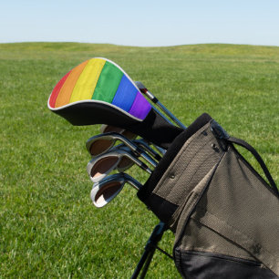 Funda Para Palo De Golf SlipperyJoe's clásico arcoíris táctil artesanal