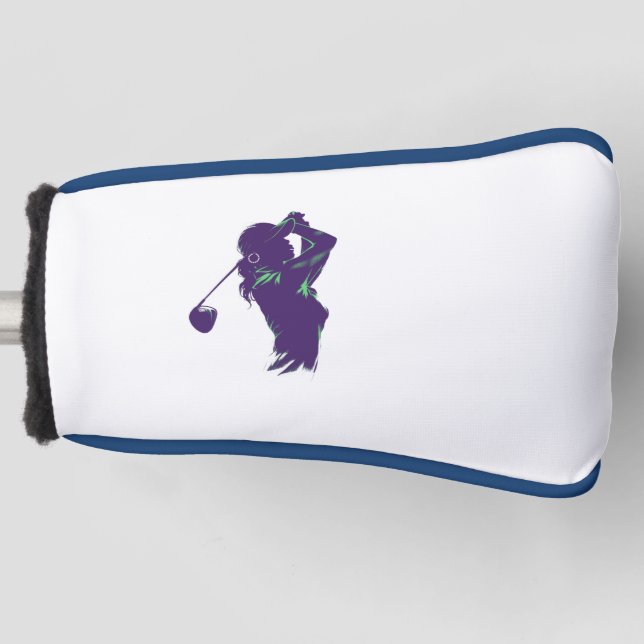 Funda Para Palo De Golf Sofisticada y elegante mujer (Anverso)