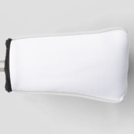 Funda Para Palo De Golf Solid White Minimalist Modern Golf Club Head Cover