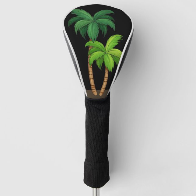 Funda Para Palo De Golf Solo palmeras (Anverso)