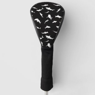 Funda Para Palo De Golf Sombra blanca de tiburón en el espacio de la galax