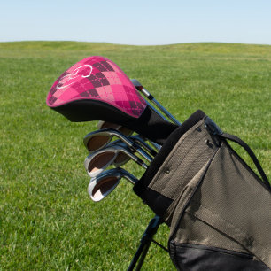 Funda Para Palo De Golf Sombras de la adormidera deportiva rosada personal