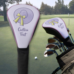 Funda Para Palo De Golf Sombrero De Ala Ancha Lila