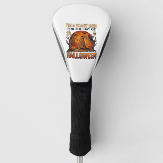 Funda Para Palo De Golf Sombrero de Bruja de Halloween Hombre Espantoso Lu