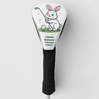 Funda Para Palo De Golf Some Bunny Loves Golf Spring Garden Green Funny 