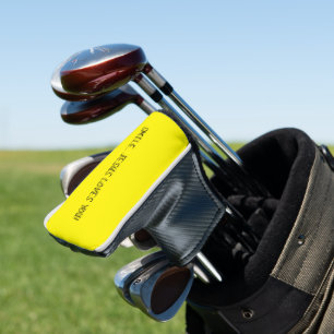 Funda Para Palo De Golf Sonríe, Jesús te ama el amarillo feliz sol