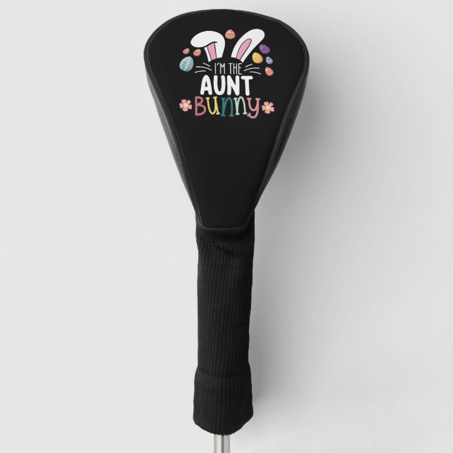 Funda Para Palo De Golf Soy la familia de la tía Bunny Easter (Anverso)
