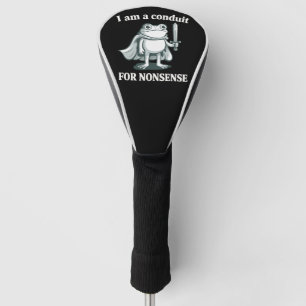 Funda Para Palo De Golf Soy un conducto para el sinsentido Rana divertida 