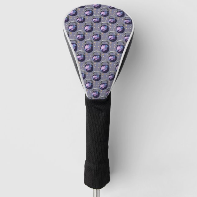 Funda Para Palo De Golf Space Galaxy Kettlebell (Anverso)