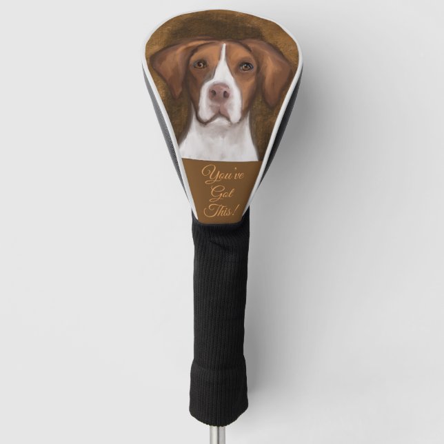 Funda Para Palo De Golf Spaniel de Bretaña  (Anverso)