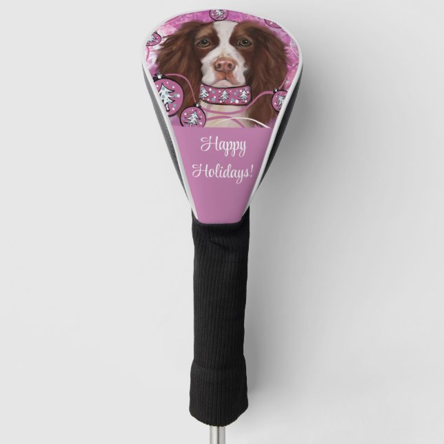 FUNDA PARA PALO DE GOLF SPANIEL DE PRIMAVERA INGLESA (Anverso)