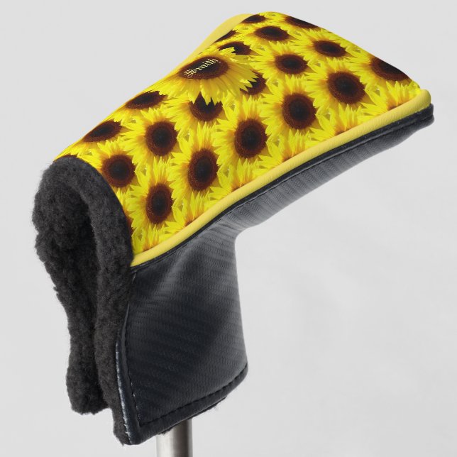 Funda Para Palo De Golf Splash de Sunshine-Sunflower Putter (Anverso 3/4)