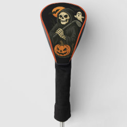 Funda Para Palo De Golf Spooky Halloween Skull Driver