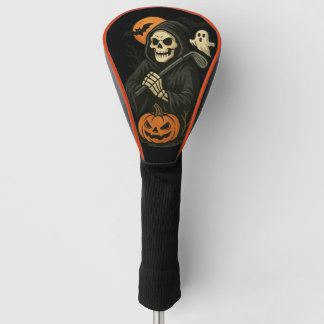 Funda Para Palo De Golf Spooky Halloween Skull Driver