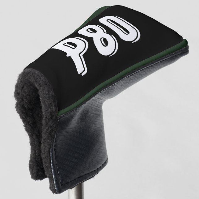 Funda Para Palo De Golf Sporty monogramado P80 negro (Anverso 3/4)