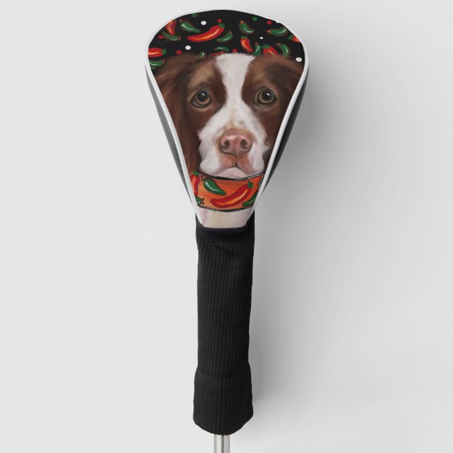 Funda Para Palo De Golf Springer Spaniel Inglés     (Anverso)