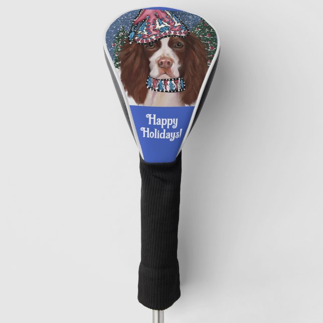 FUNDA PARA PALO DE GOLF SPRINGER SPANIEL INGLÉS       (Anverso)