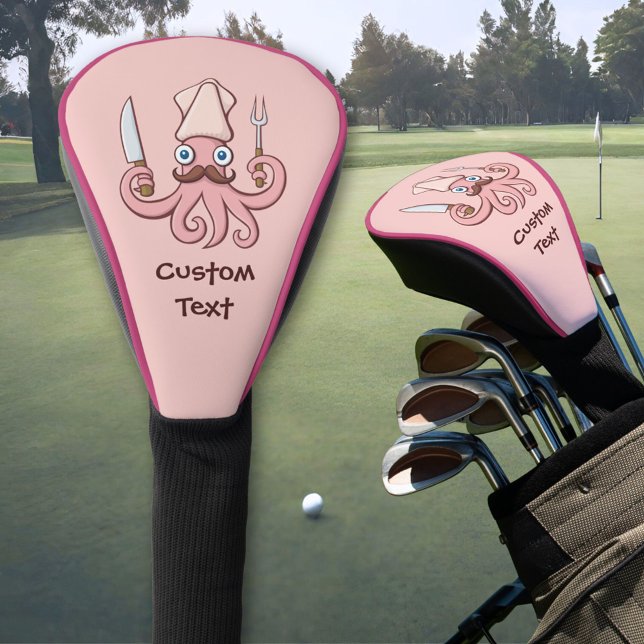 Funda Para Palo De Golf Squid Chef Personalizado (Subido por el creador)