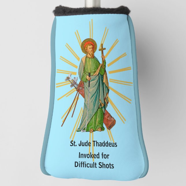 Funda Para Palo De Golf St Jude Thaddeus, provocada por las difíciles desc (Girar 90)