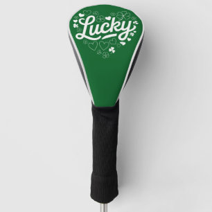 Funda Para Palo De Golf St Patrick's Day Heart Lucky Clover Shamrock