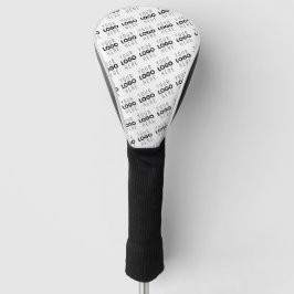 Funda Para Palo De Golf Su logotipo patrón diagonal simple repetitivo