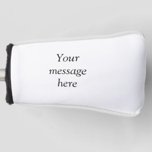 Funda Para Palo De Golf Su mensaje aquí agregar texto nombre imagen monogr