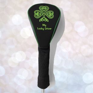 Funda Para Palo De Golf SU NOMBRE Tapa de golf Lucky Driver Personalizado