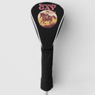 Funda Para Palo De Golf Suena gay estoy en el progreso del orgullo occiden