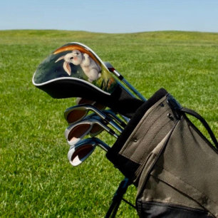 Funda Para Palo De Golf Sueños de conejito pradera: Cubierta de cabeza de