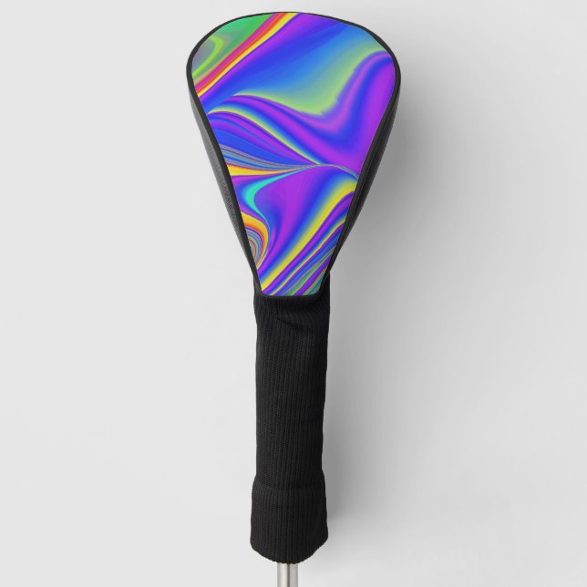 Funda Para Palo De Golf Summerfeeling, Resumen 3D Rainbowart (Anverso)