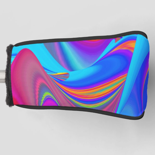 Funda Para Palo De Golf Summerfeeling, Resumen 3D Rainbowart (Anverso)