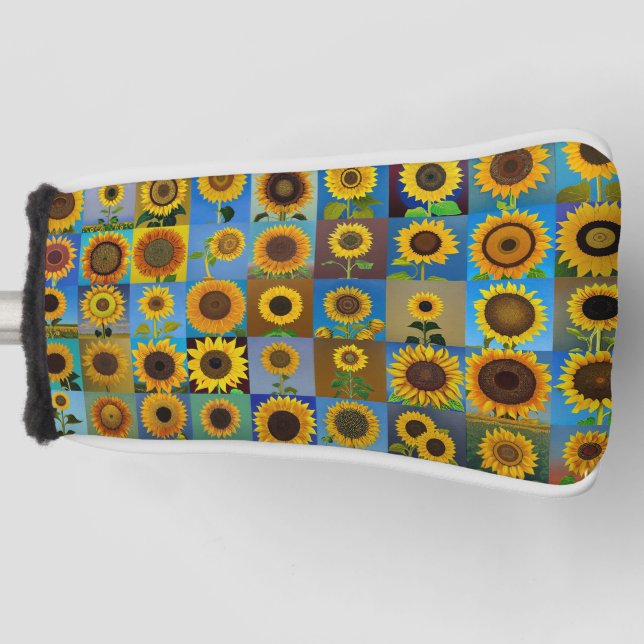 Funda Para Palo De Golf Sunflower (Anverso)