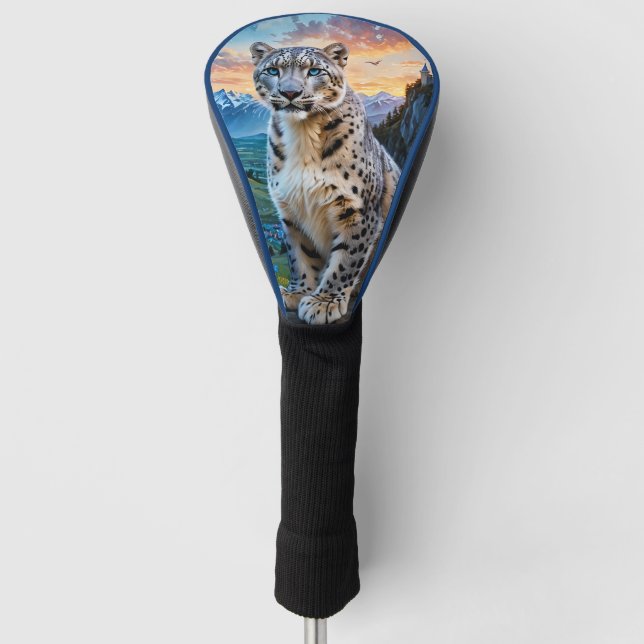 Funda Para Palo De Golf Sunrise Leopard Castle (Anverso)