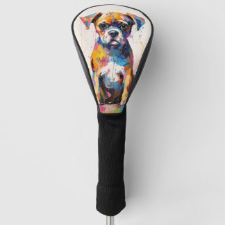 Funda Para Palo De Golf Super Cute Boxer Dog Puppy 002 - Xeno Lucilfer