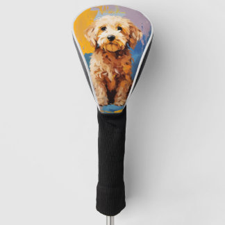 Funda Para Palo De Golf Super Cute Goldendoodle Dog Puppy 003 - Xeno Lucil