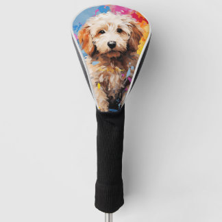 Funda Para Palo De Golf Super Cute Goldendoodle Dog Puppy 005 - Xeno Lucil