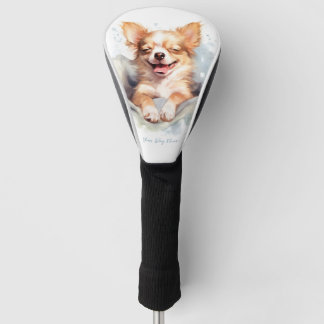 Funda Para Palo De Golf Super lindo ángel durmiendo cachorro Chihuahua Per
