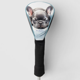 Funda Para Palo De Golf Super lindo ángel durmiendo perrito Bulldog francé