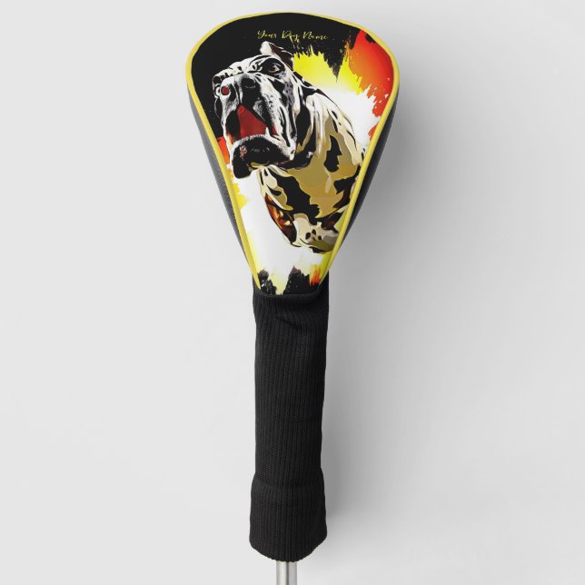 Funda Para Palo De Golf Superhéroe Gran Perro Dane 01 - juez Ignacio (Anverso)