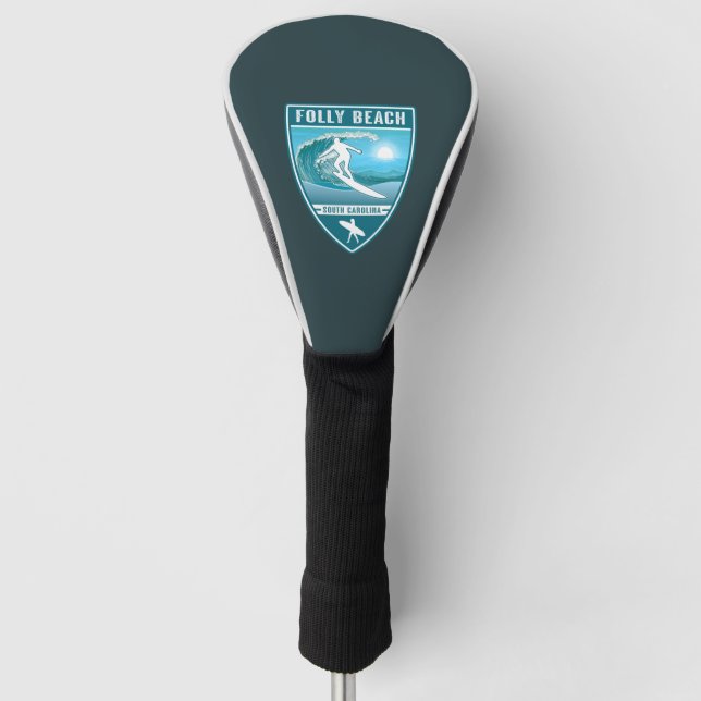 Funda Para Palo De Golf Surf Folly Beach South Carolina (Anverso)