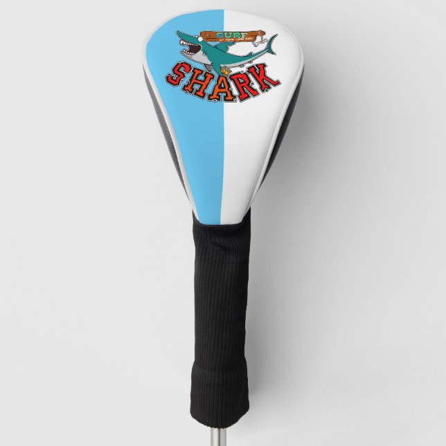 Funda Para Palo De Golf Surf with the shark (Anverso)