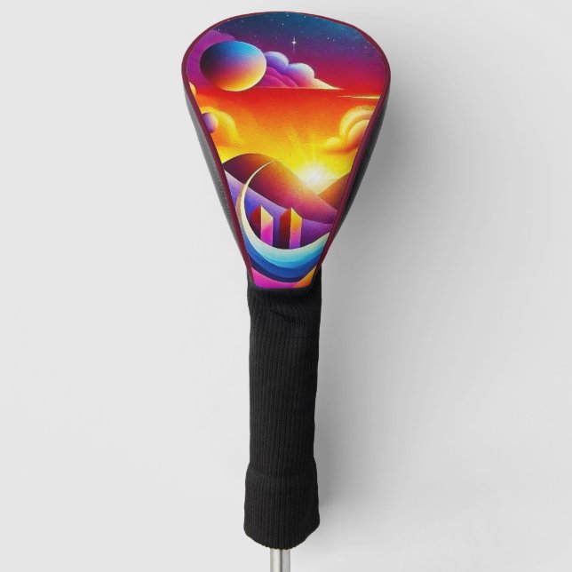 Funda Para Palo De Golf Surreal Alien Sunset (Anverso)
