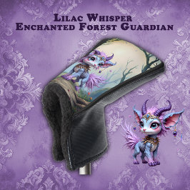 Funda Para Palo De Golf Susurro de Lila – Guardián del Bosque Encantado.